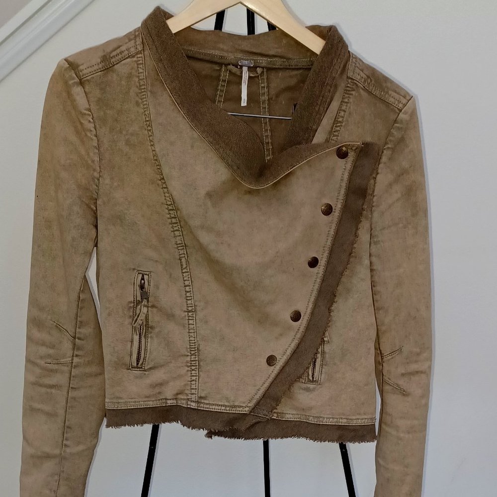 Free People Light Brown Jacket
